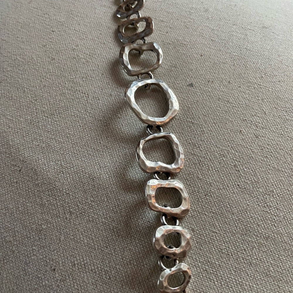 Lia Sophia Textured Silver Bracelet
